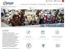 Tablet Screenshot of feef.org